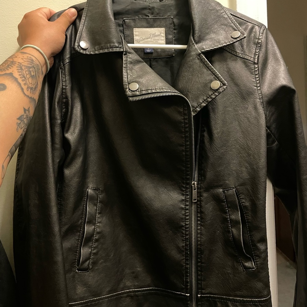 Faux Leather Jacket